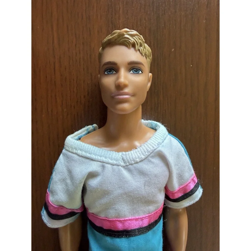 Mattel Ken Doll 2017 With Retro Neon Outfit‎ Tan Skin